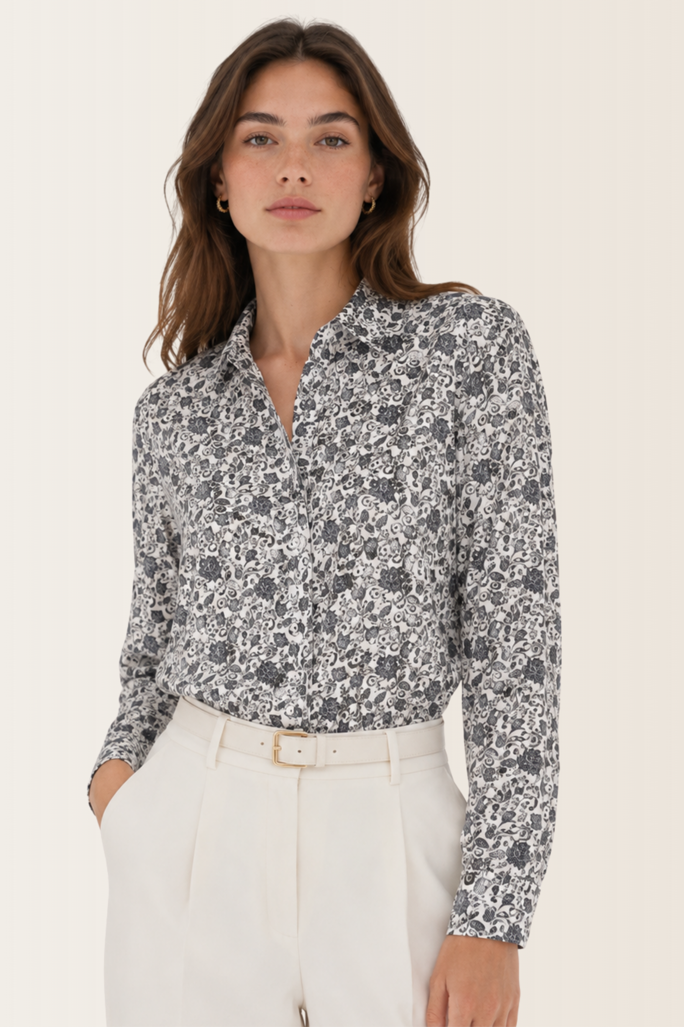 Traditional blouse Rose