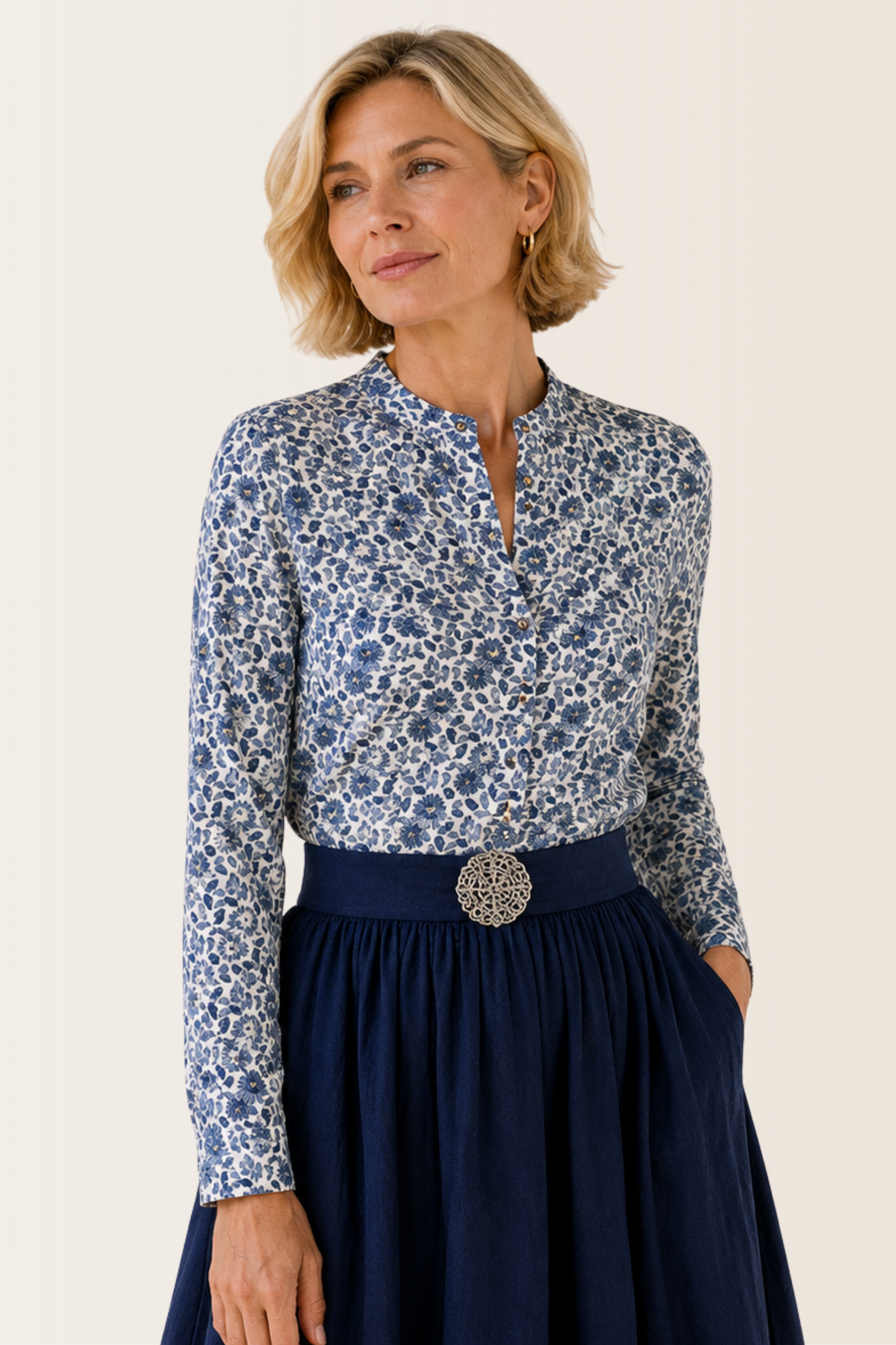 Traditional blouse Rose